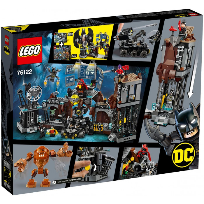 dc batman batcave clayface invasion lego 76122