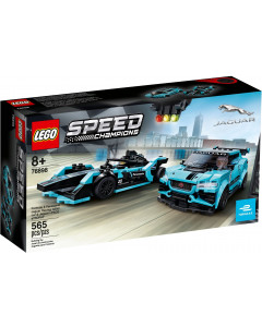 LEGO 76898 Formula E Panasonic Jaguar Racing GEN2 Car & Jaguar I-PACE eTROPHY