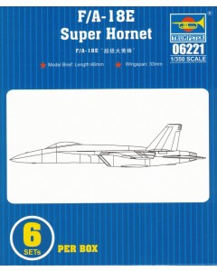 Trumpeter 1/350 06221 F/A-18E Super Hornet (6pcs)