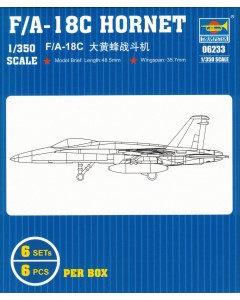 Trumpeter 1/350 06233 F/A-18C Hornet (6pcs)