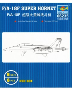 Trumpeter 1/350 06235 F/A-18F Super Hornet (6pcs)